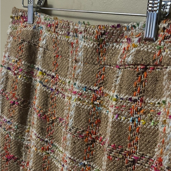 Kate Spade Plaid Tweed Skirt Size 8 - Picture 6 of 11